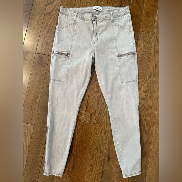 Pistola Light tan blush color Jeans with Distressed Finish - Picture 6 of 7